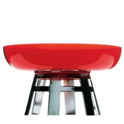 Serafino Zani Centrotavola rosso in edizione limitata di Ettore Sottsass