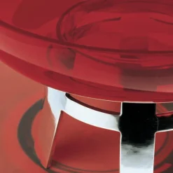 Serafino Zani Centrotavola rosso in edizione limitata di Ettore Sottsass
