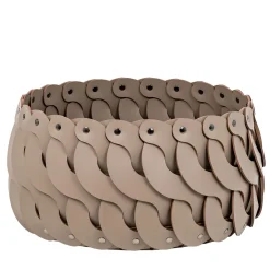 Pinetti Cestino Alicante piccolo rotondo Taupe