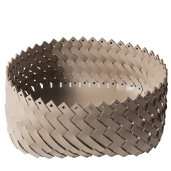 Pinetti Cestino Almeria grande quadrato marrone