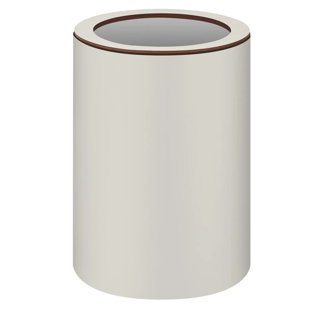 ADJ Style Cestino In Pelle Bianca