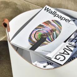 Pinetti Cestino in pelle grande Ovo