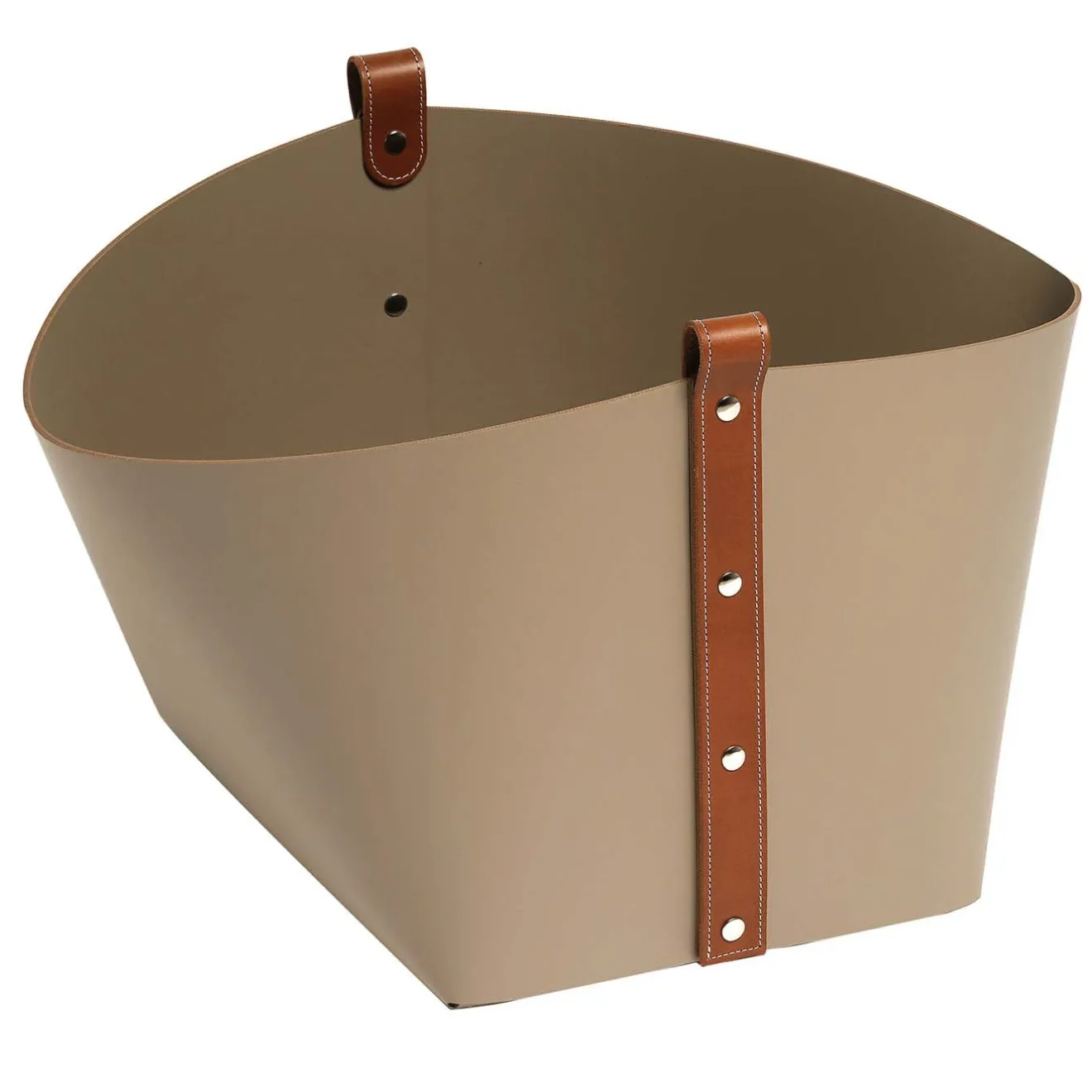 Pinetti Cestino in pelle Ovo Small