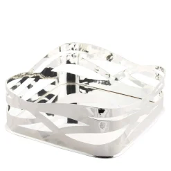 Bragagnolo Argenti Cestino quadrato Onde