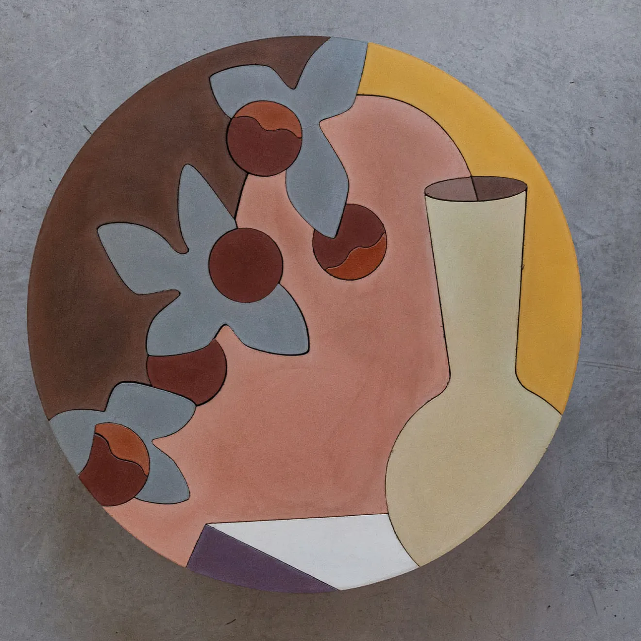 Forma & Cemento Cezanne Pittura rotonda in cemento