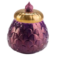 Villari CHARLOTTE PAVONE COPRICANDELA - VIOLA