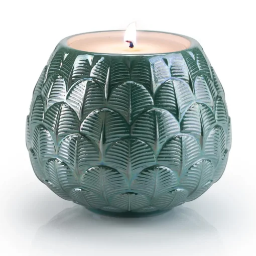 Villari CHARLOTTE PAVONE COPRICANDELA - VERDE