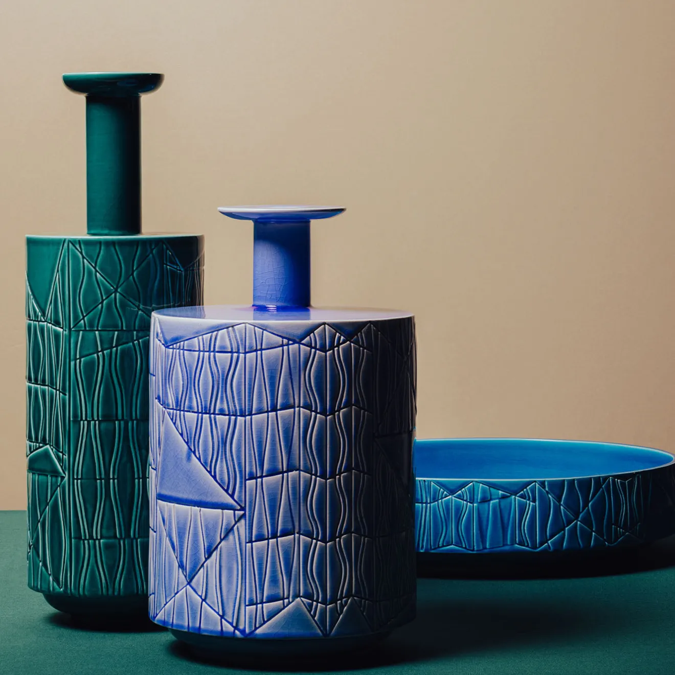 Bitossi Ceramiche Ciotola blu di Bethan Laura Wood