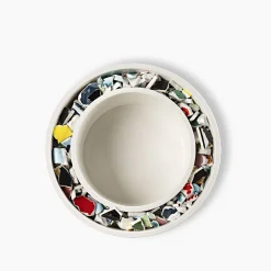 Bitossi Ceramiche Ciotola centrotavola con frammenti policromi di Duccio Maria Gambi