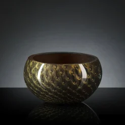 VGnewtrend Ciotola decorativa Mocenigo oro e nero