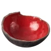 Design Center 1991 Ciotola Decorativa Rosso Di Sera In Ceramica Rossa Di Nino Basso #2