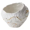 Fos Ceramiche Ciotola decorativa Zefiro Gold Cracks