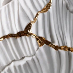 Fos Ceramiche Ciotola decorativa Zefiro Gold Cracks