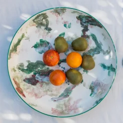 Luisa Longo Ciotola grande da centrotavola in ceramica dipinta a mano Apollo