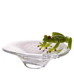VGnewtrend Ciotola rotonda con rana verde