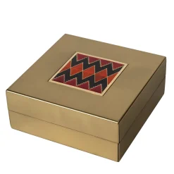 Piccoli Smalti Cloissoné su scatola in ottone satinato #2