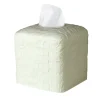 Villari COCCO - SCATOLA PER FAZZOLETTI DI CARTA - BIANCO