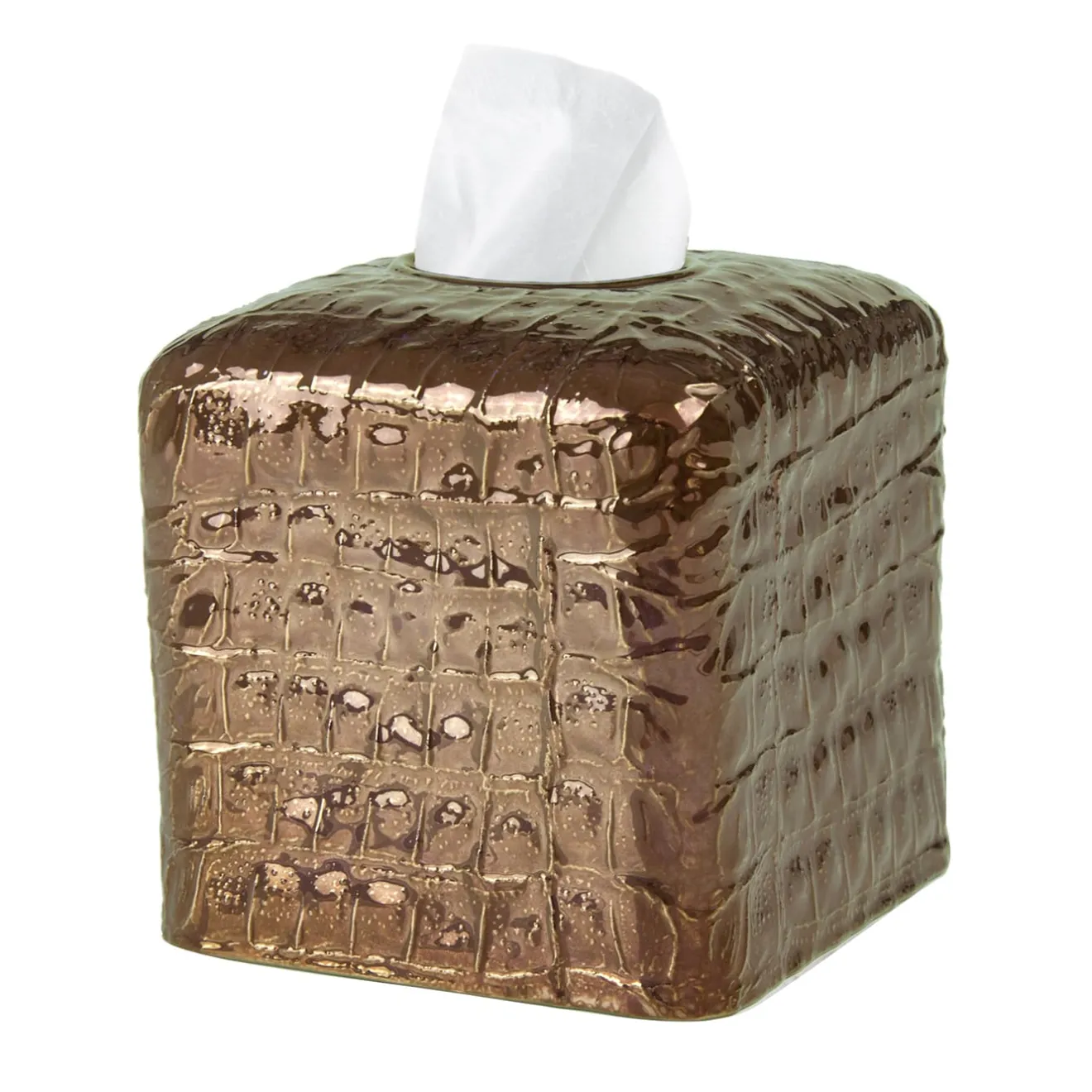 Villari COCCO TISSUE BOX - BRONZO