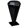 VGnewtrend Colonna di supporto nero diamante