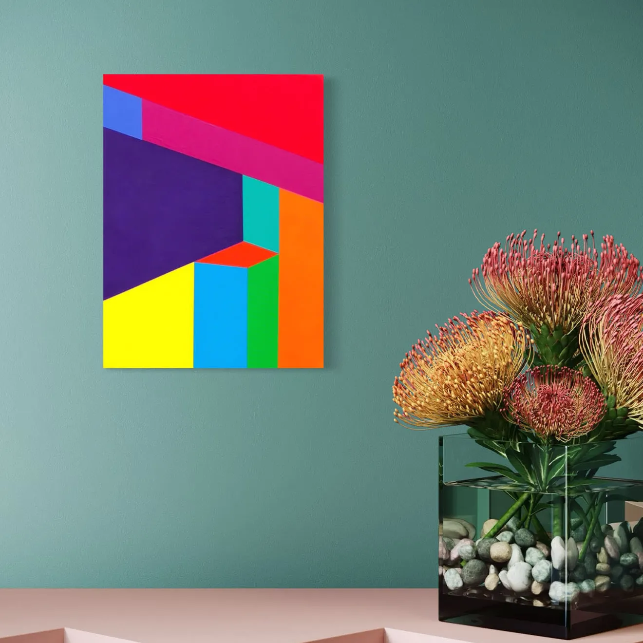 Le Meduse Color Spaces Albirit Pittura acrilica su tela