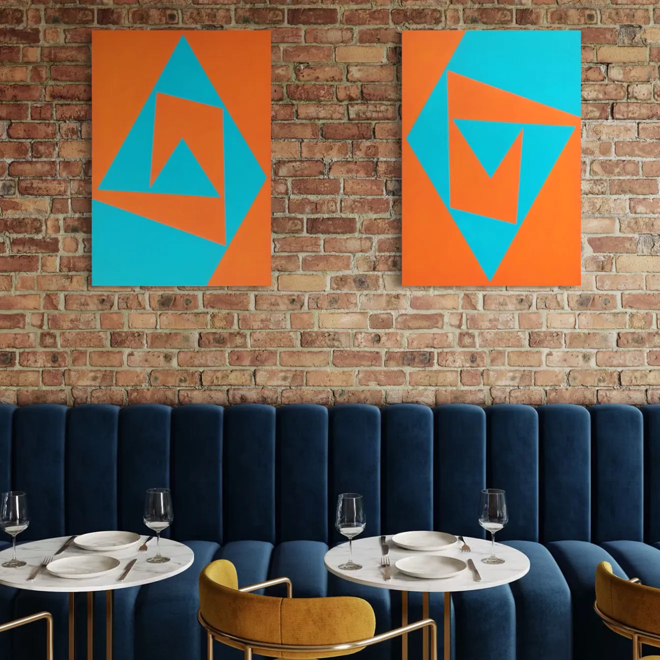 Le Meduse Color Spaces La Spirale Pittura acrilica su tela