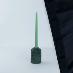 FiammettaV Home Collection Com portacandela cilindrico in marmo verde Guatemala