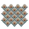 Studio Le Nid Composizione di Piastrelle in Ceramica Multicolore Karma con Motivo Floreale