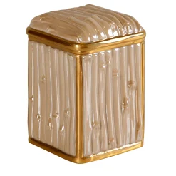 Villari CONTENITORE IN BAMBÙ - BEIGE