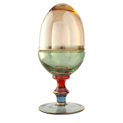 Griffe Montenapoleone by Vetrerie di Empoli Contenitore medio per uova Arlecchino