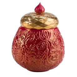 Villari COPERCHIO PER CANDELA ALIDA AMOUR - ROSSO