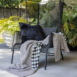 Alonpi Coperta Babette double-face a quadri piccoli