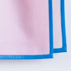 Masserano Cashmere Coperta Biella in pelle blu e rosa