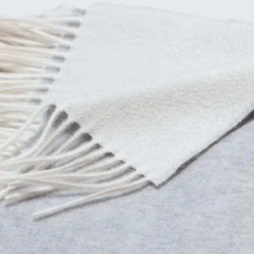 Masserano Cashmere Coperta Biella Pearl Gray