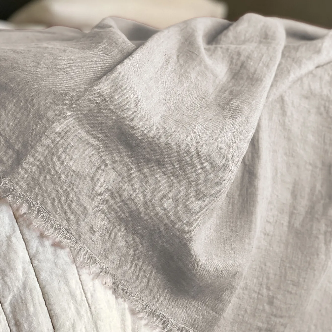 Once Milano Coperta Canvas in lino beige