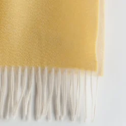Masserano Cashmere Coperta gialla di Biella