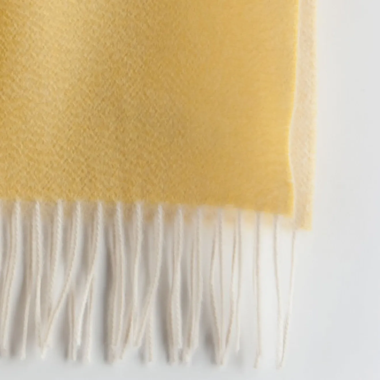 Masserano Cashmere Coperta gialla di Biella