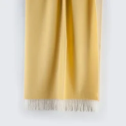 Masserano Cashmere Coperta gialla di Biella