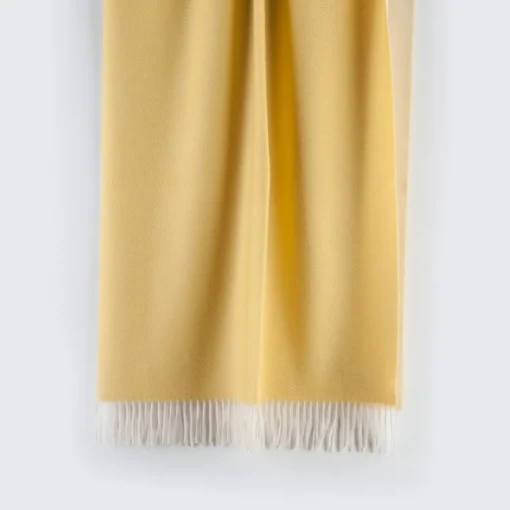 Masserano Cashmere Coperta gialla di Biella