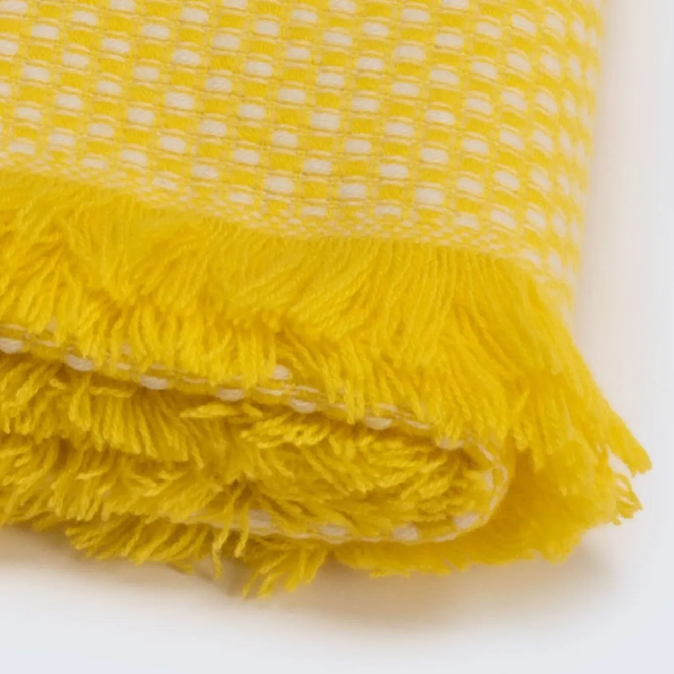 Masserano Cashmere Coperta gialla Vida