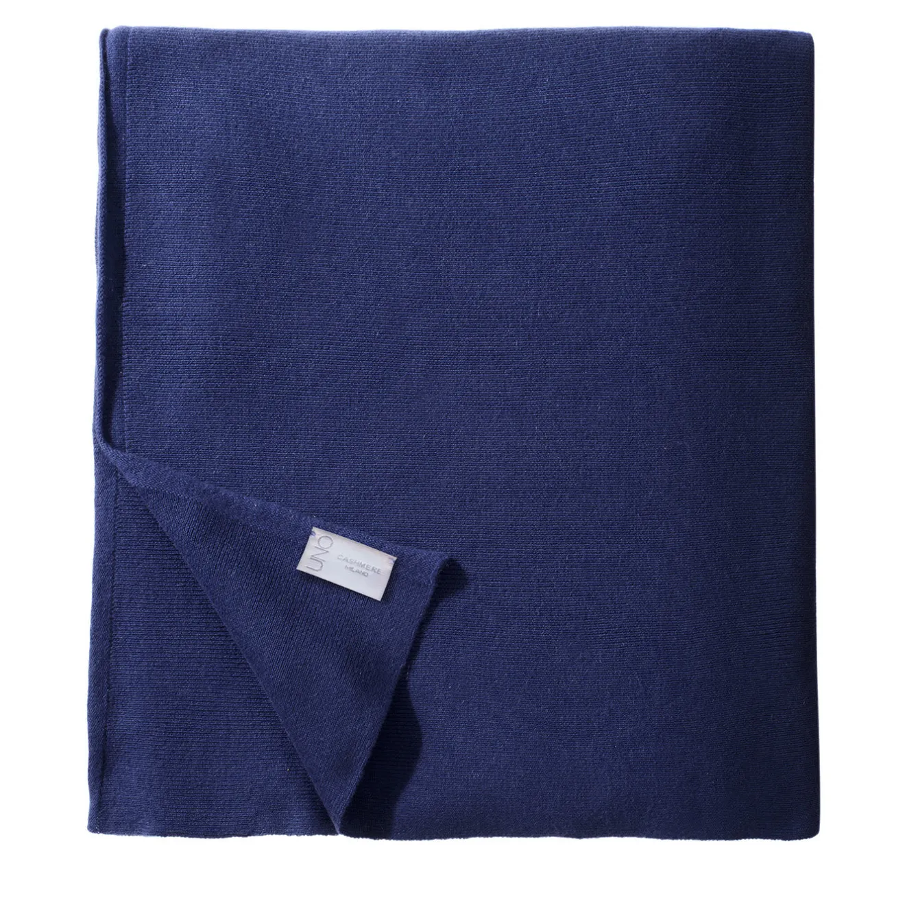 UnoCashmere Coperta in cashmere blu medio