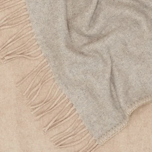 Alonpi Coperta Melrose double-face beige piccola