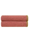 Frati Home Coperta Morbida in Bambù Lava Nuances con Bordo Cocò