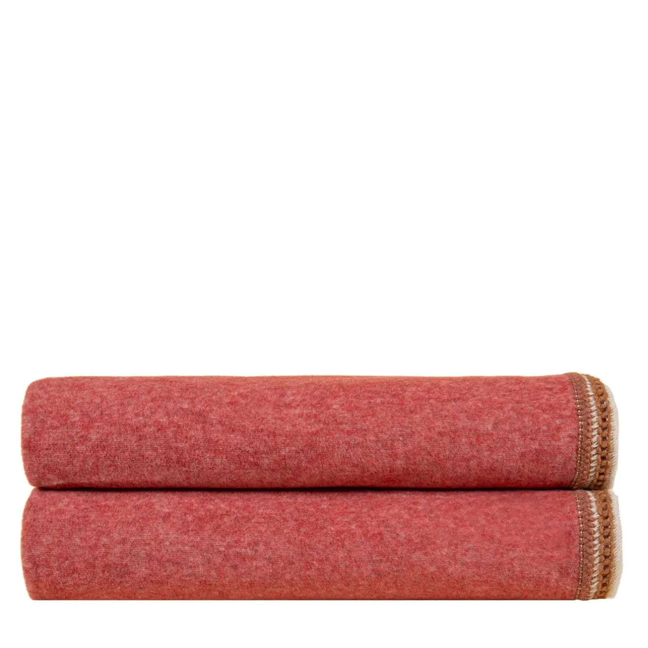 Frati Home Coperta Morbida in Bambù Lava Nuances con Bordo Nimes