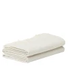 Alonpi Coperta piccola Melrose con frange bianche