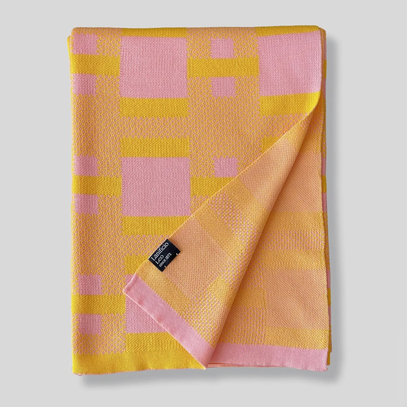Lanificio Leo Coperta Plusminus Bio Limone di Angela Lorenz