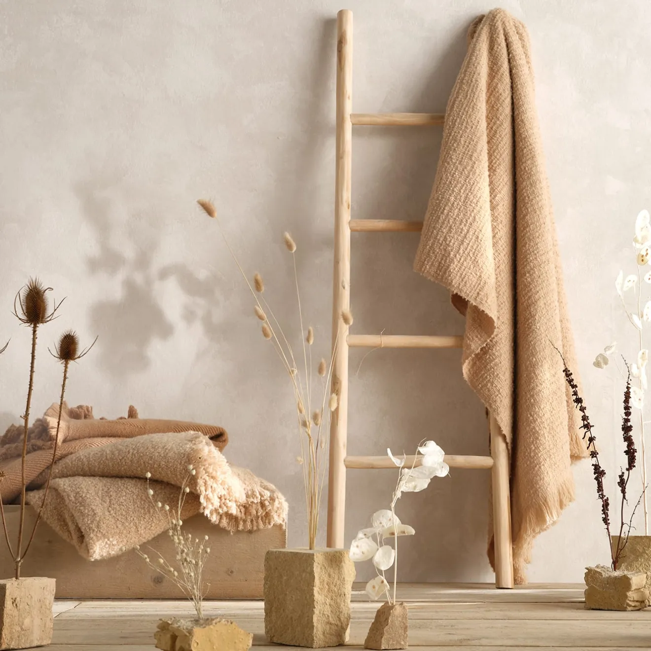 San Patrignano Coperta Terramadre Kigaly Beige