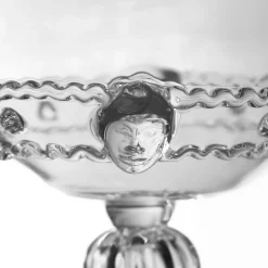 Simone Crestani Coppa scultorea in vetro veneziano Galeon