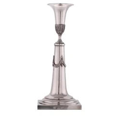 Argentiere Pagliai Coppia di candelabri in argento sterling del 1860