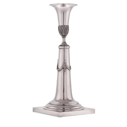 Argentiere Pagliai Coppia di candelabri in argento sterling del 1860
