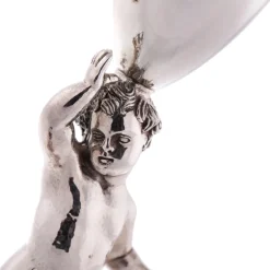 Argentiere Pagliai Coppia di candelieri Pitti in argento sterling